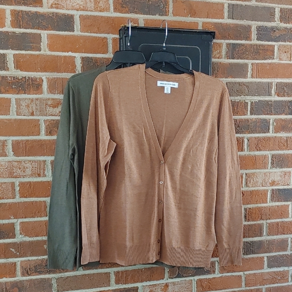 Amazon Essentials Set of 2 Long Sleeve Cardigans Size XL